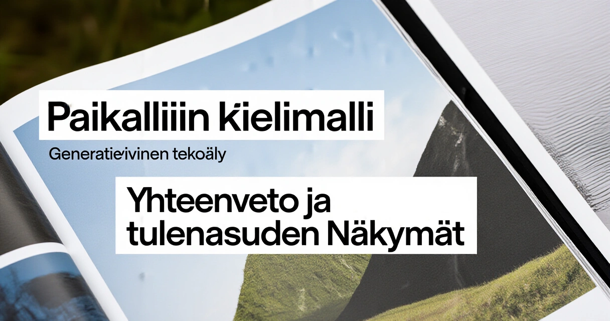 Yhteenveto ja tulevaisuuden näkymät