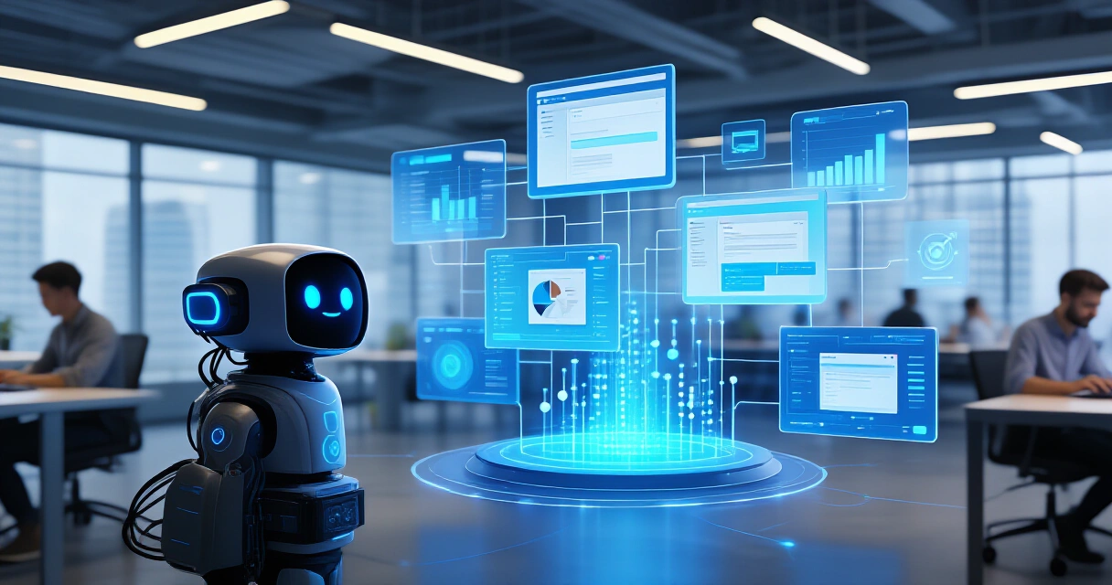 Tekoälyagentti suorittaa itsenäisesti useita tehtäviä digitaalisessa ympäristössä